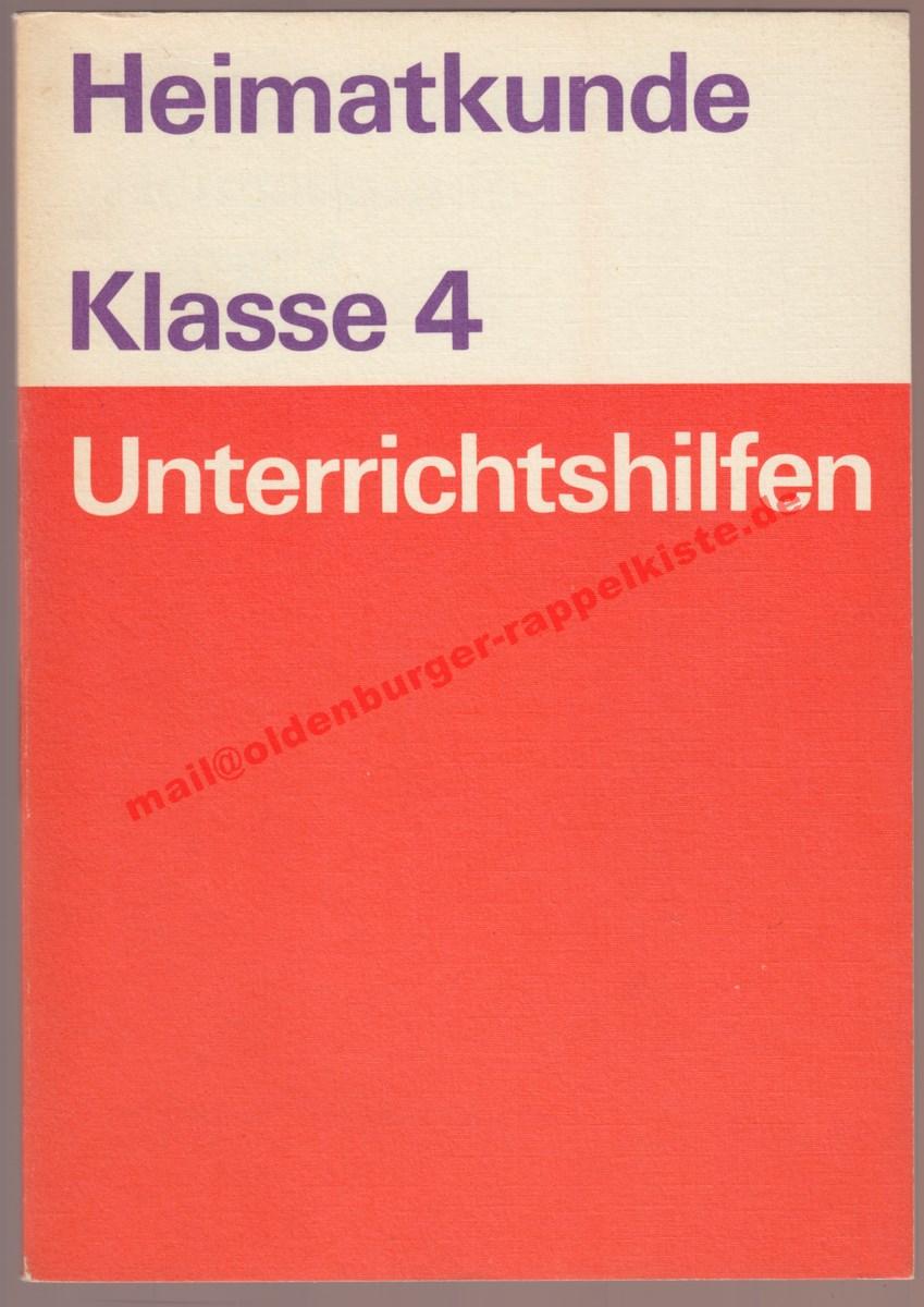 Unterrichtshilfen Heimatkunde Klasse 4 ° (Lehrer-)Schulbuch DDR
