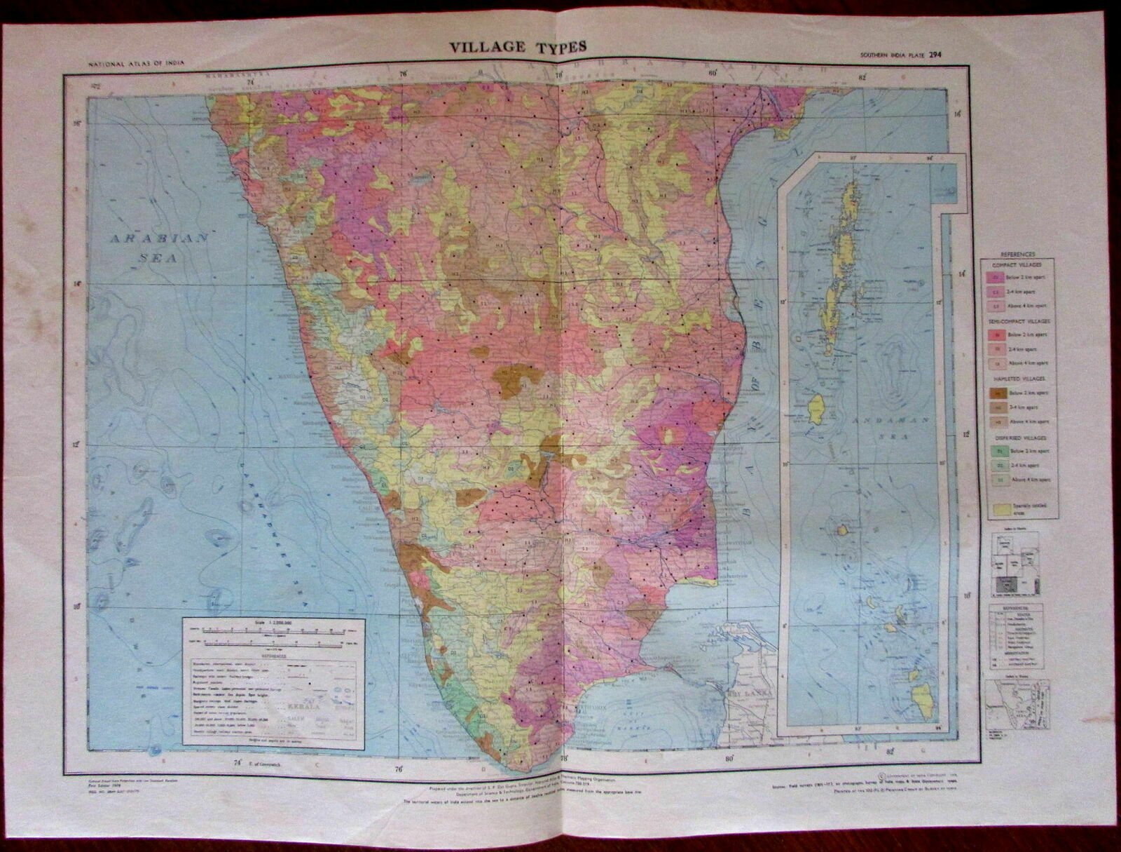 Southern India Village types Andaman Nicobar Islands 1979 ...