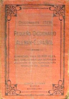 PEQUEÑO DICCIONARIO ALEMAN-ESPANOL. Diccionarios ITER