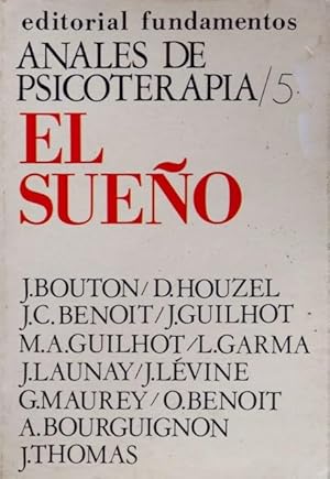 EL SUEÑO. (Anales de psicoterapia, tomo 5.). (MUY BUEN ESTADO)