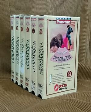 CIEN AÑOS DE TAUROMAQUIA 1892-1992. (6 videos VHS, colección completa)