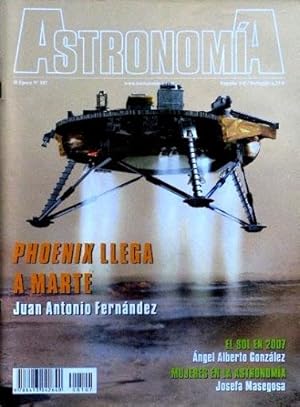 ASTRONOMIA. II epoca, nº 107. 2008 (Revista). PHOENIX LLEGA A MARTE. El Sol en 2007. Mujeres en l...