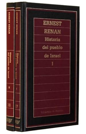 HISTORIA DEL PUEBLO DE ISRAEL. (2 volúmenes, obra completa / Como Nuevo)