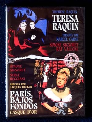 TERESA RAQUIN (Therese Raquin) / PARIS, BAJOS FONDOS (Casque d'Or). (2 películas, 2 DVD / Francia...