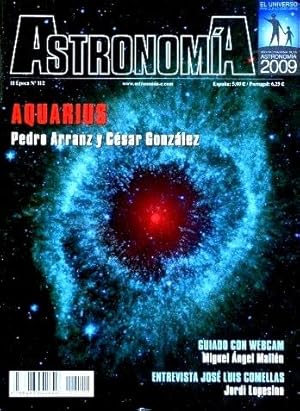 ASTRONOMIA. II epoca, nº 112. 2008 (Revista). ACUARIUS. Guiado con WebCam. Entrevista Jose Luis C...