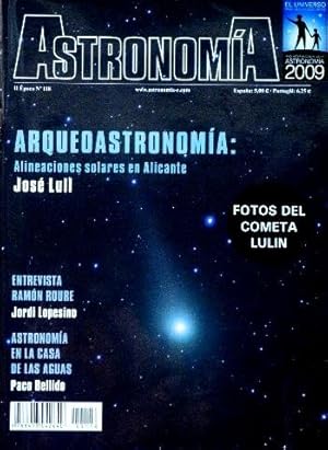 ASTRONOMIA. II epoca, nº 118. 2009 (Revista). ARQUEOASTRONOMIA: alineaciones solares en Alicante....