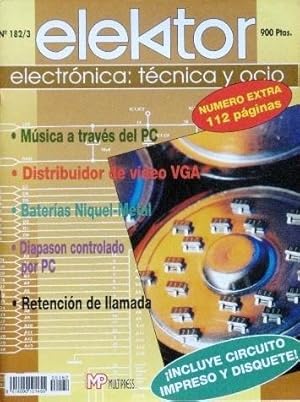 Revista ELEKTOR, electronica: tecnica y ocio. Num 182/3. Julio-Agosto 1995