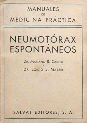 NEUMOTORAX ESPONTANEOS. Manuales de medicina practicos