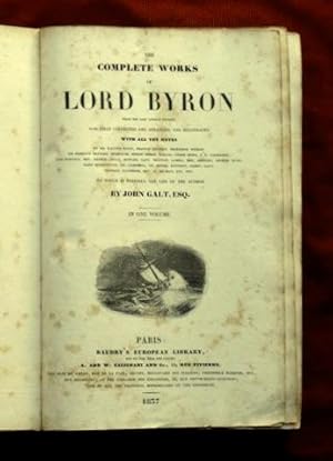 THE COMPLETE WORKS OF LORD BYRON (in one volume). 1837 Edition