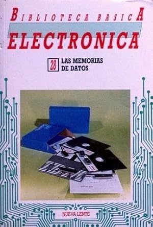 Biblioteca básica Electronica, 28. LAS MEMORIAS DE DATOS. (año 1986, tarjetas perforadas, cintas ...