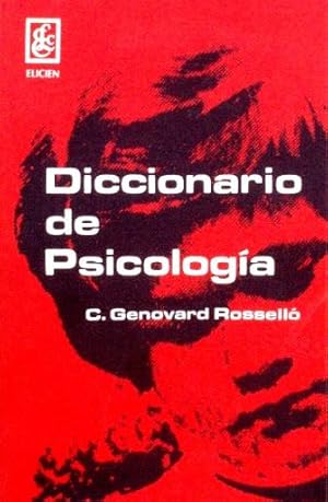 DICCIONARIO DE PSICOLOGIA. (Excelente estado)