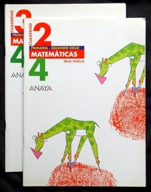 MATEMATICAS, 4° primaria. Cuadernos 2 y 3 (ANAYA, proyecto Deja Huella)