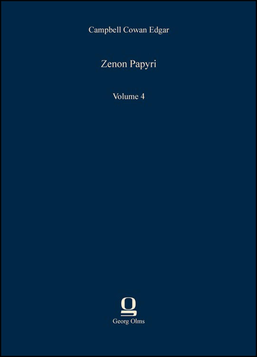 Zenon Papyri, Band 4