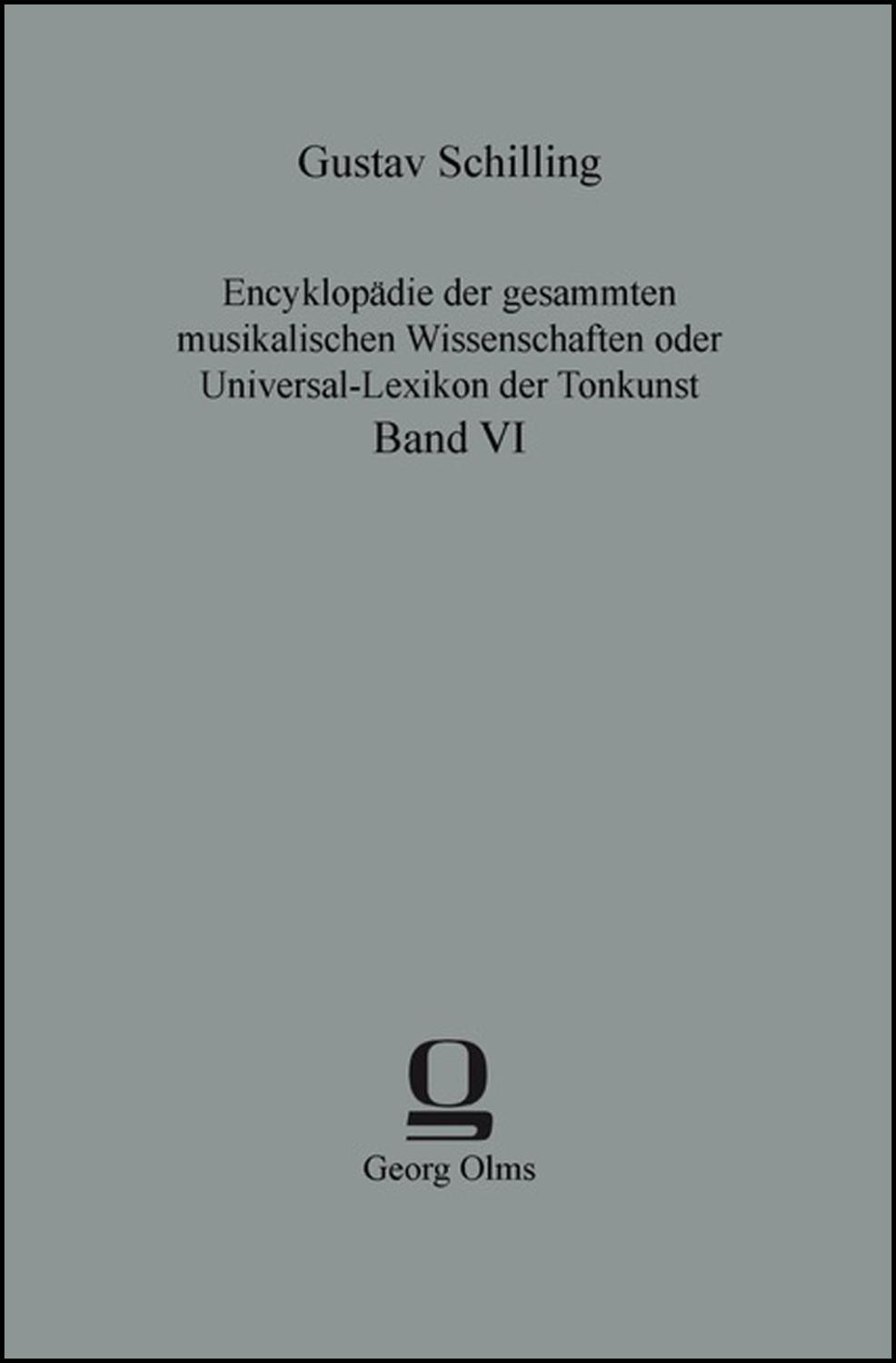 Encyklopädie der gesammten musikalischen Wissenschaften oder Universal-Lexikon der Tonkunst