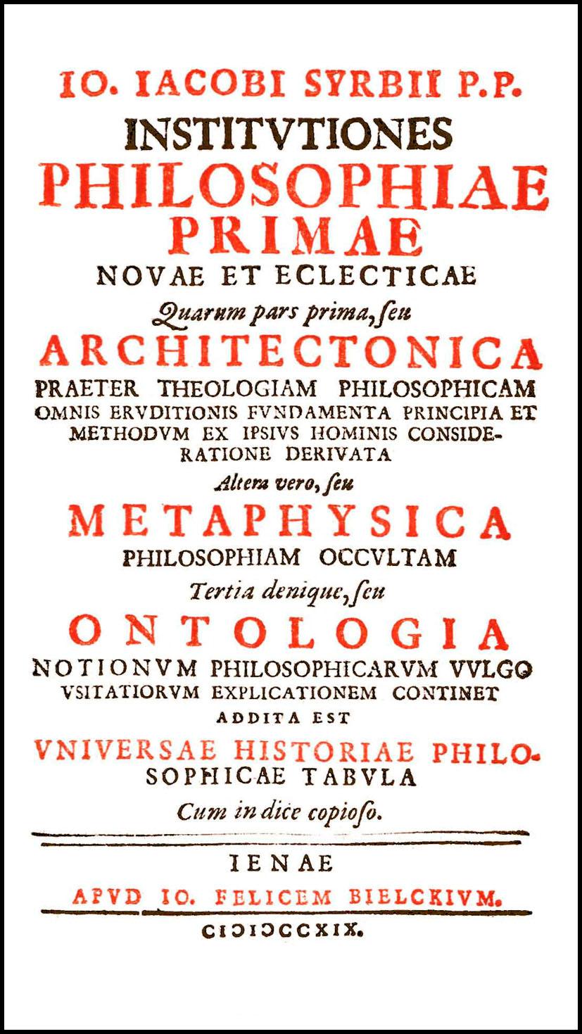 Institutiones philosophiae primae