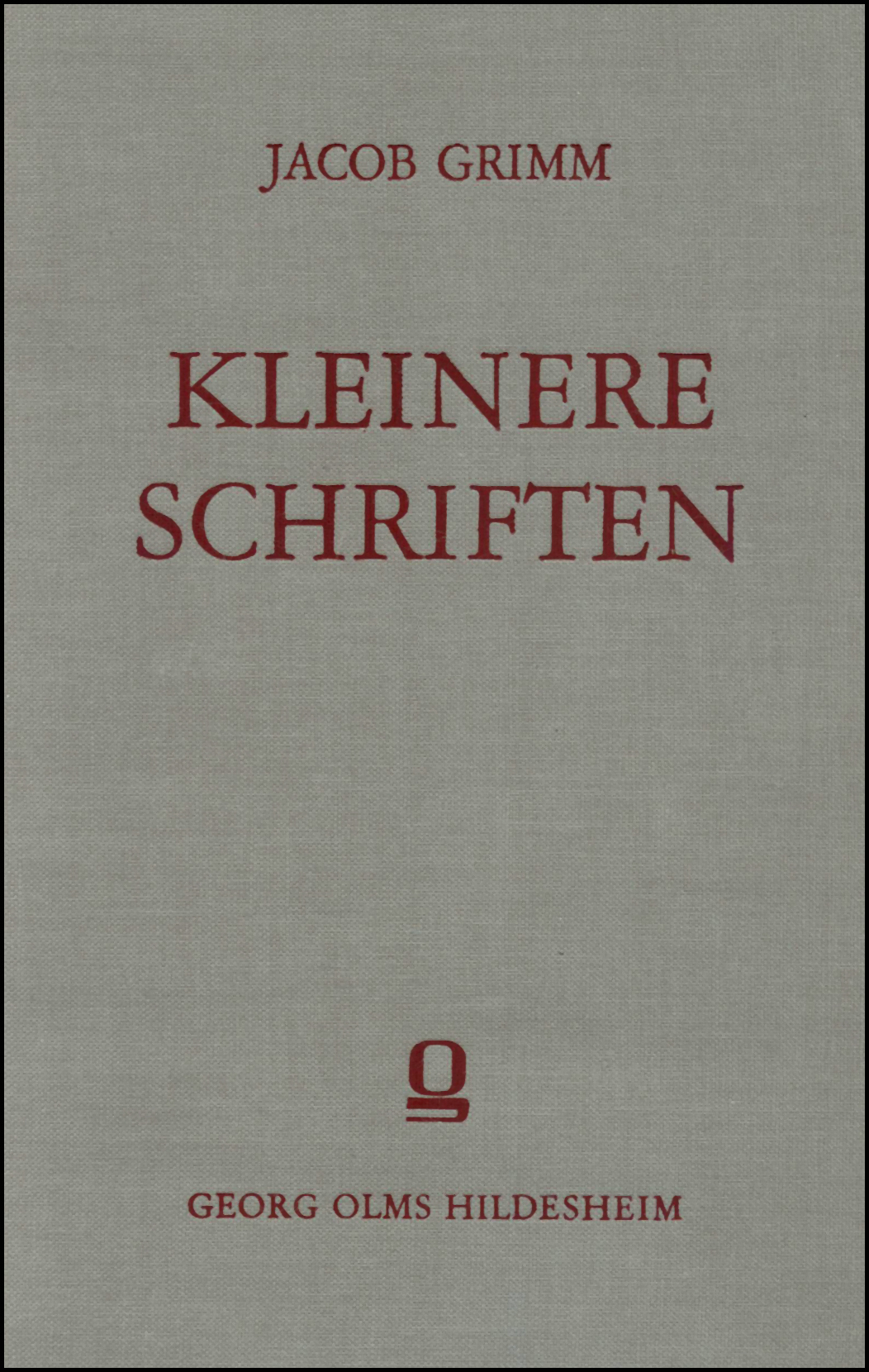 Kleinere Schriften, 8 Bände u. 1 Ergbd.