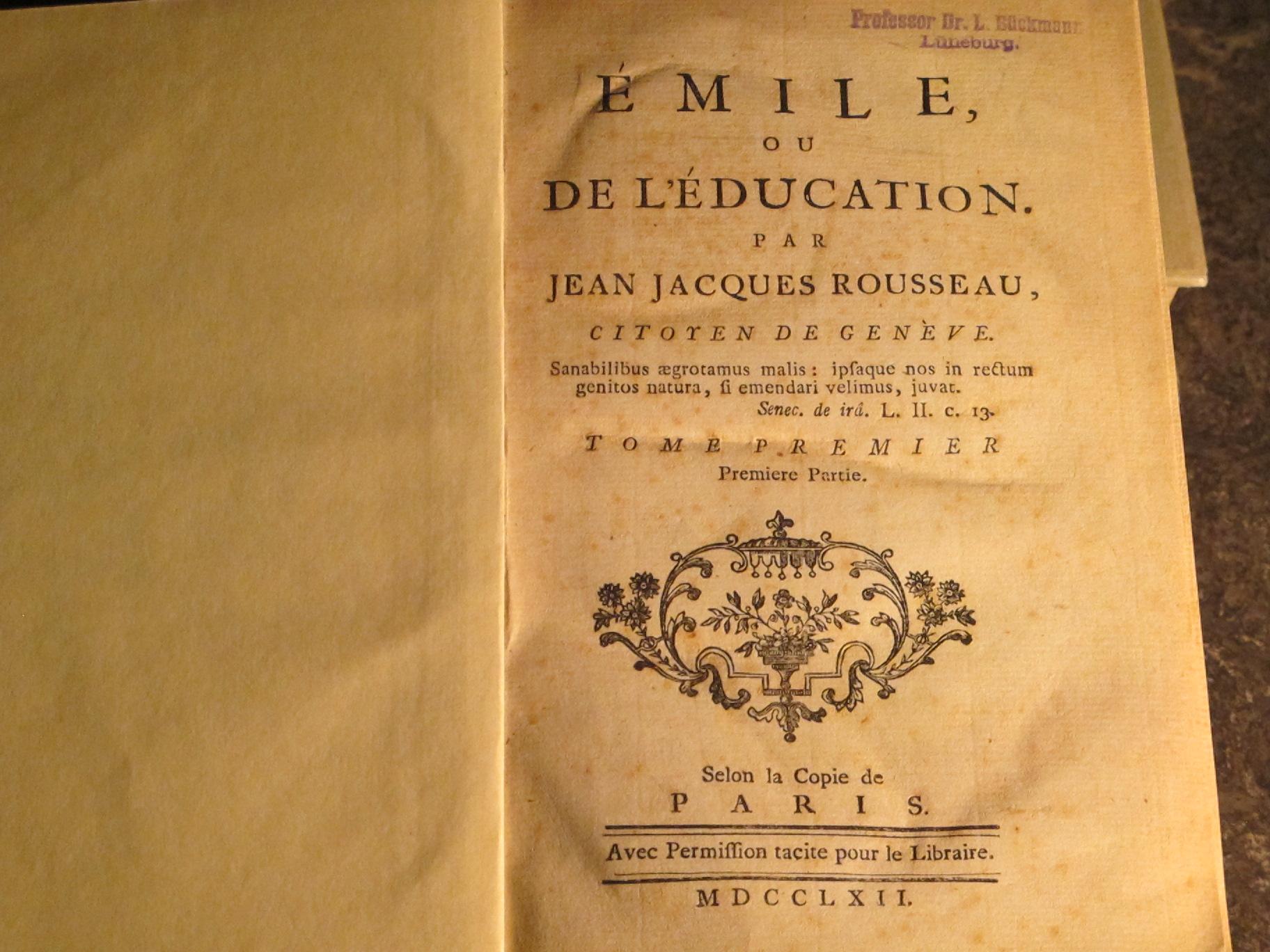 rousseau emile analyse rousseau emile analyse