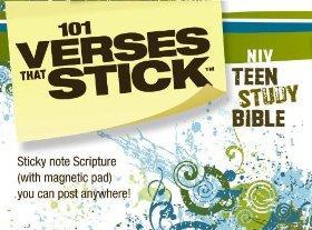 101 Verses that Stick for Teens based on the NIV Teen Study Bible: Bible Verses for Your Locker o...
