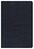 CSB Large Print Ultrathin Reference Bible, Black Premium Leather, Black Letter Edition