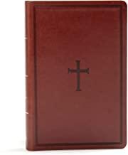 KJV Large Print Personal Size Reference Bible, Brown Leathertouch