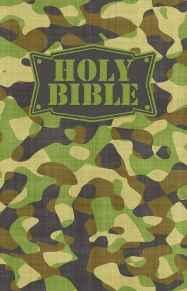 NKJV, Camouflage Bible, Flexcover, Green