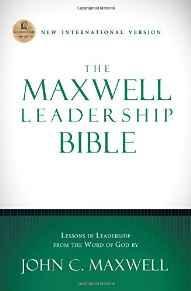 NIV, The Maxwell Leadership Bible, Hardcover