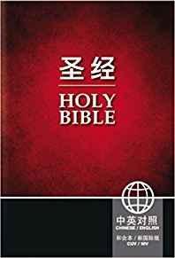 CUV (Simplified Script), NIV, Chinese/English Bilingual Bible, Paperback, Red/Black