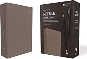 NET Bible, Journal Edition, Cloth over Board, Gray, Comfort Print: Holy Bible