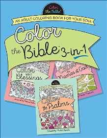 Color the Bible® 3-in-1: An Adult Coloring Book for Your Soul