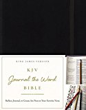 KJV, Journal the Word Bible, Hardcover, Black, Red Letter Edition: Reflect, Journal, or Create Ar...