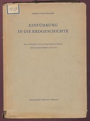 Einführung in die Ergeschichte. Mit 65 Tafeln und 241 Textabbildungen 15 Tabellen. Dritte revidie...