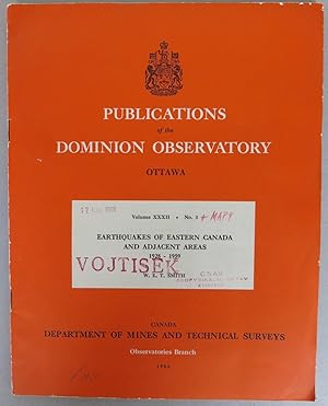 Earthquakes of Eastern Canada and Adjacent Areas 1928-1959