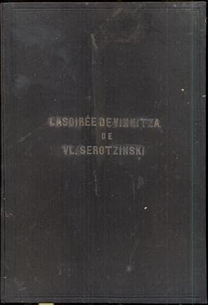 La Soirée de Vinitza, op. 2 N1- As-dur (la b major) Composée par Vl. Sérotzinski dédiée à Karel V...