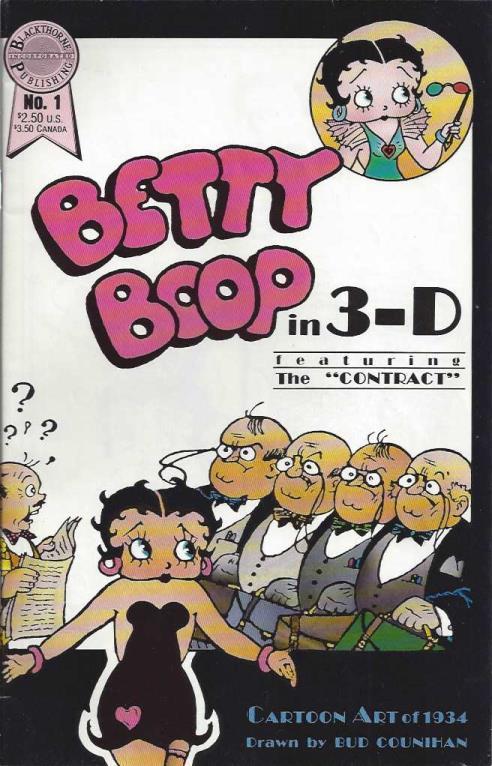 Image for Betty Boop in 3-D #1 (featuring "The Contract")