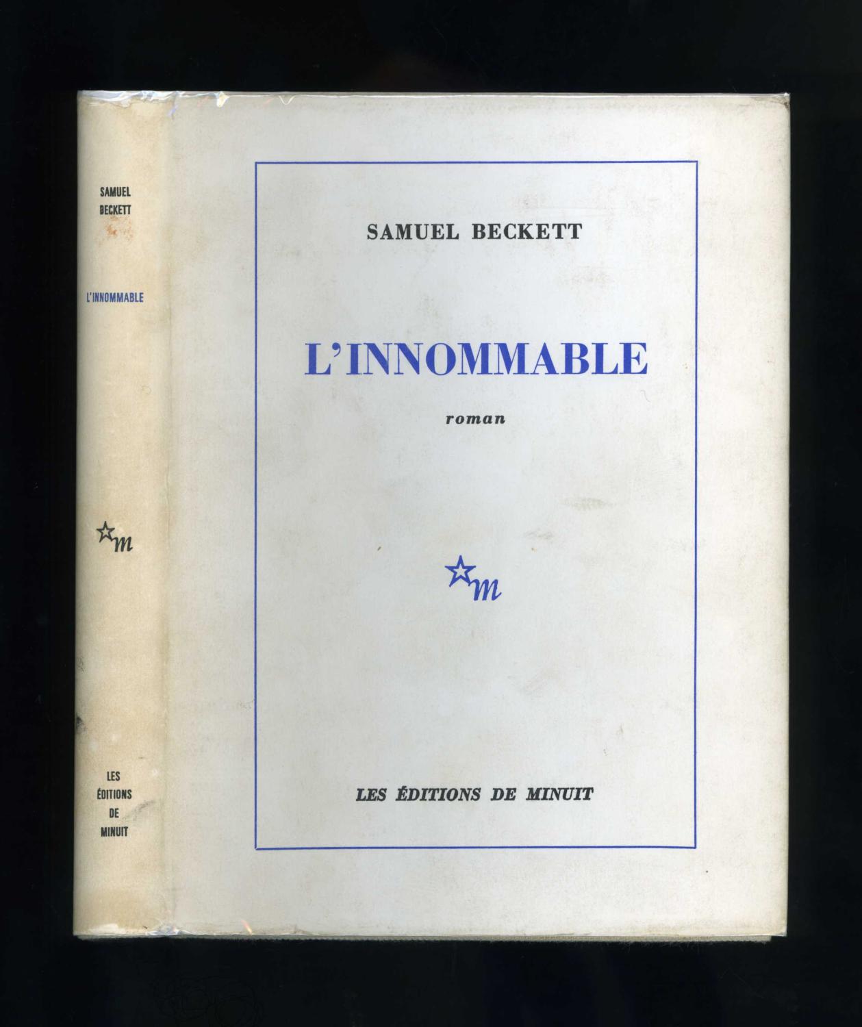 Résultat de recherche d'images pour "L'INNOMMABLE DE BECKETT"