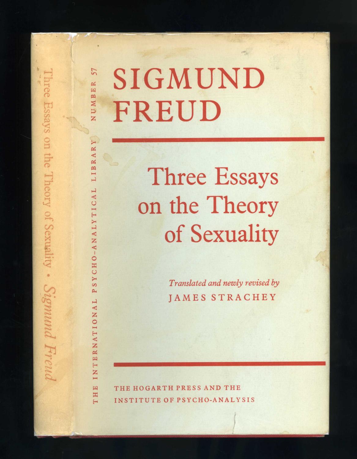freud three essays on the theory of sexuality standard edition