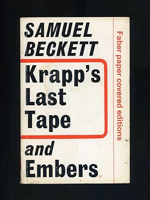 Image result for beckett krapp''s last tape and embers faber editions