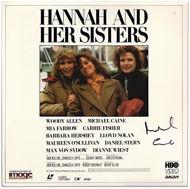 Hannah And Her Sisters Laserdisc Film By Caine Michael Mia