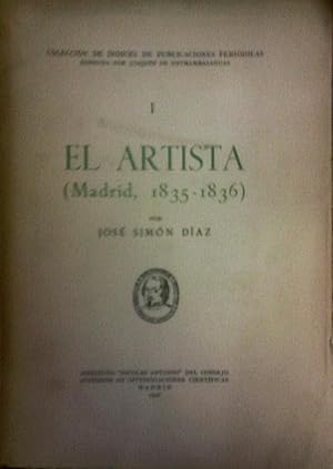 EL ARTISTA (MADRID 1835-36). ÍNDICES COMPLETOS.