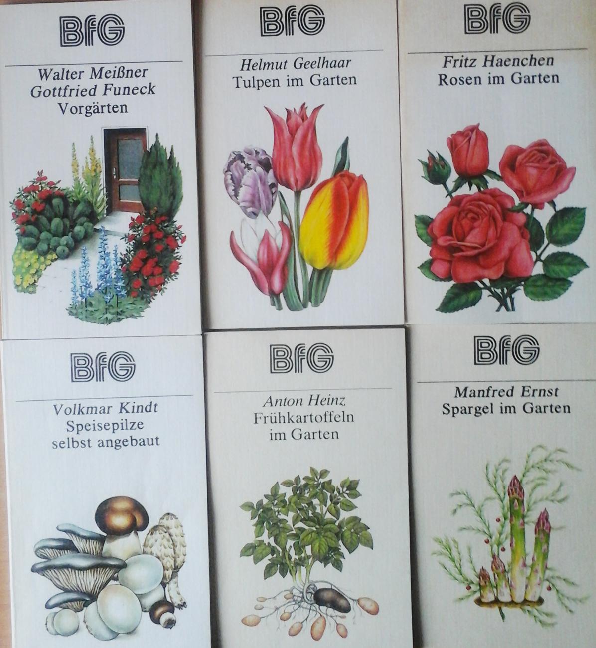 Konvolut 6 Bucher Fur Gartenfreunde Vorgarten Tulpen Im Garten