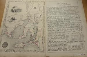 Map of South Australia (Adelaide). With vignettes by H. Warren and engraved by J. Rogers.