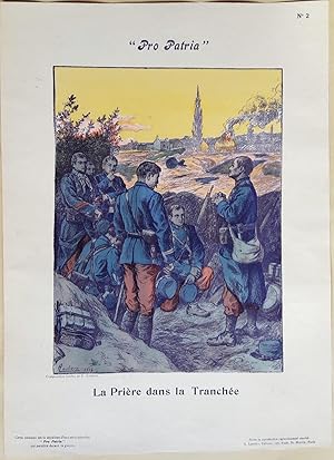 Pro Patria. N° 2. La prière dans la tranchée.