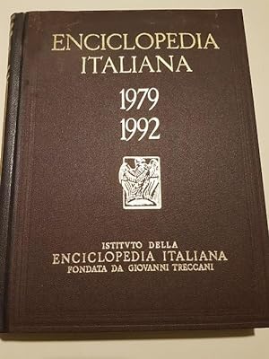 enciclopedia italiana di scienze lettere ed arti 1979 1992 quinta appendice a-d,