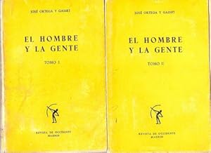 EL HOMBRE Y LA GENTE. TOMOS I-II