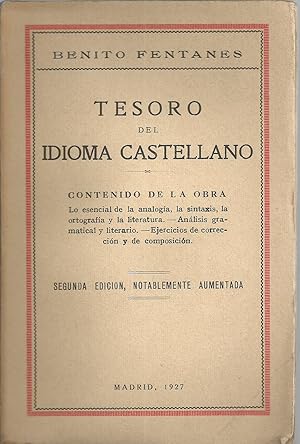 TESORO DEL IDIOMA CASTELLANO