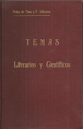 TEMAS LITERARIOS Y CIENTÍFICOS
