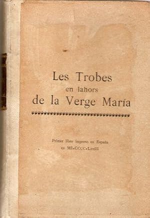 LES TROBES EN LAHORS DE LA VERGE MARÍA