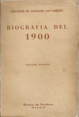 BIOGRAFÍA DEL 1900