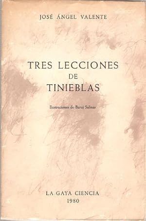 TRES LECCIONES DE TINIEBLAS