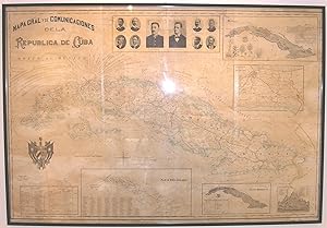 Mapa Gral y de Comunicaciones de la República de Cuba